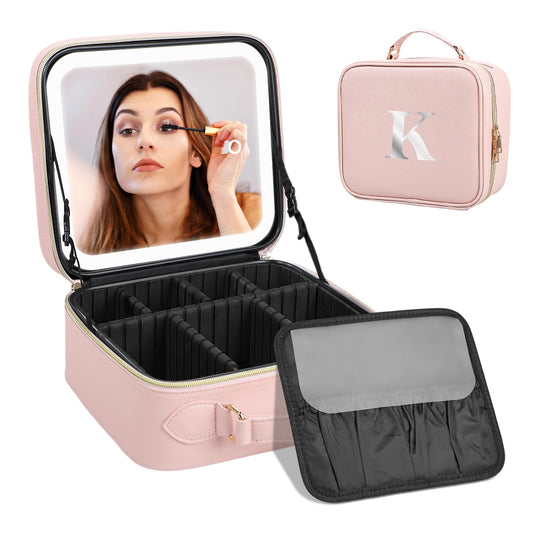 Estuche de Maquillaje con Espejo Integrado